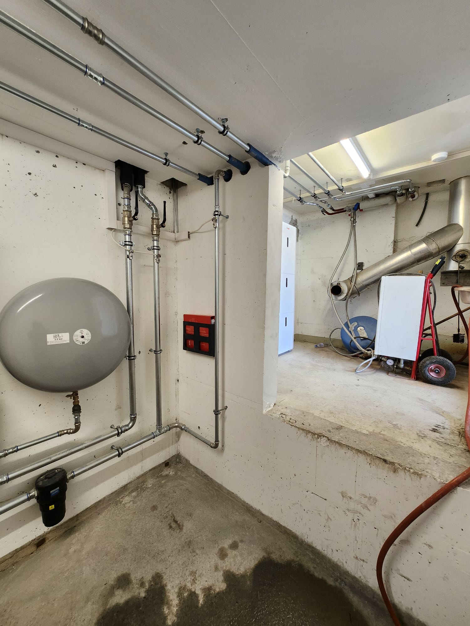 Installation d'une pompe à chaleur
